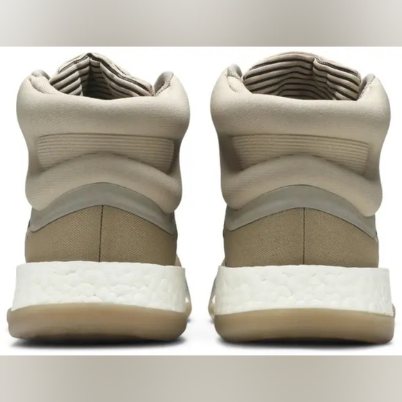 Adidas Marquee Boost Trace Khaki Men's Basketball Sneaker Tan Brown Gold Size 10 - Picture 6 of 16